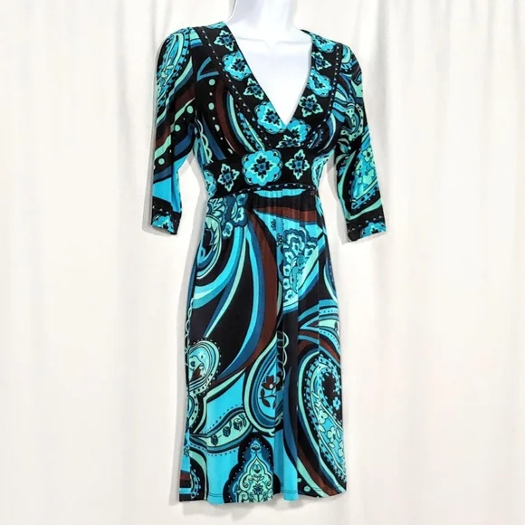 2000s vintage tie back midi dress - Picture 6 of 6